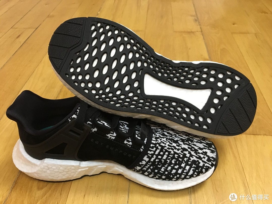 Adidas 阿迪达斯 EQT Support 93/17 跑鞋 开箱