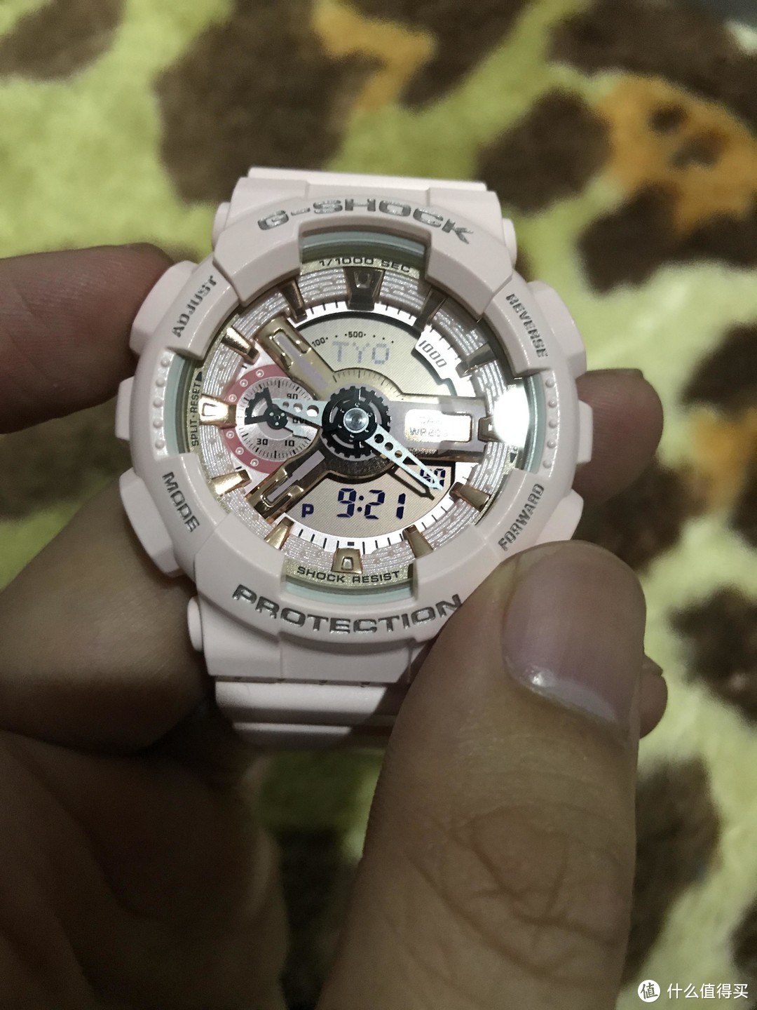 #女神节礼物#CASIO 卡西欧 G-Shock 时尚运动表 GMA-S110MP 开箱