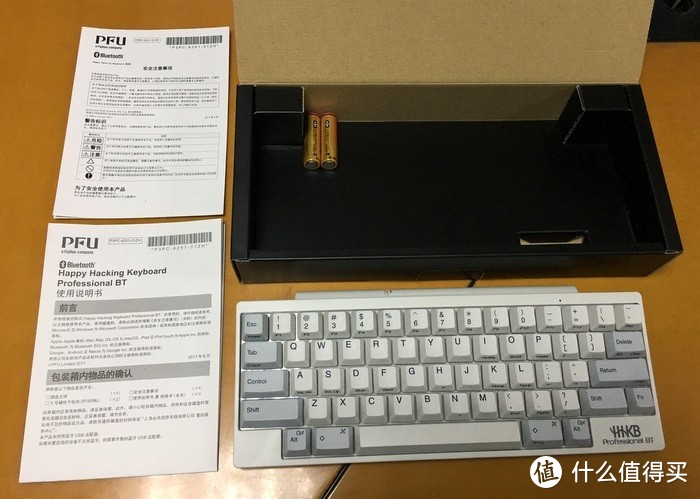 HHKB Proferssional BT (PD-KB600W) 白色蓝牙有刻印静电容键盘初测报告