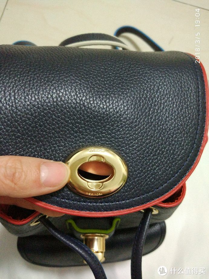 #女神节礼物#Coach 蔻驰 F37789 迷你双肩包，终于到手啦！