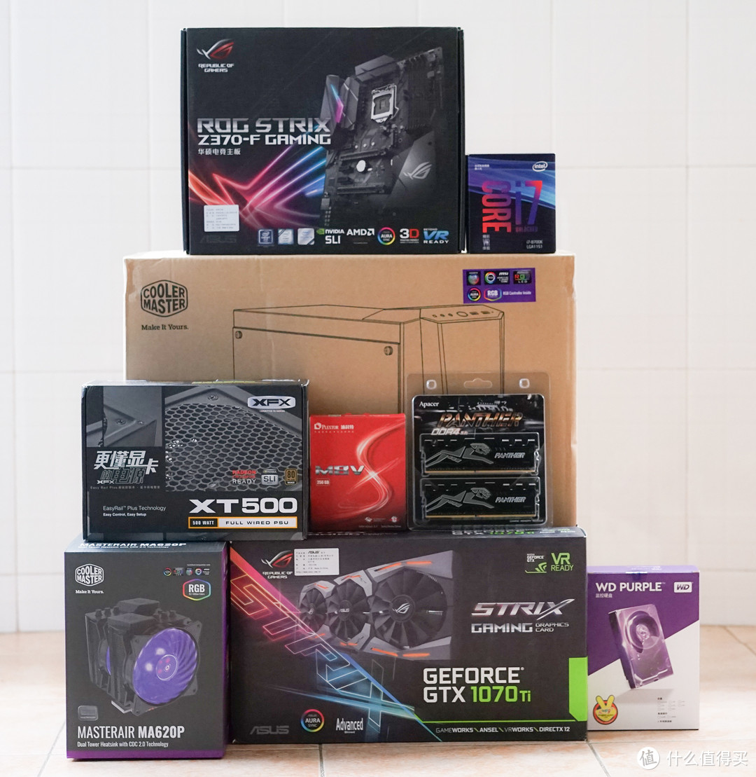 #原创新人#年轻人的第一台RGB主机：ASUS 华硕 ROG STRIX Z370-F GAMING主板 开箱体验