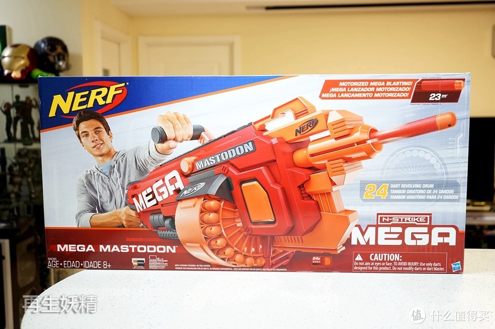 NERF 热火 MEGA系列 B8086 超级威力发射器  开箱、简评、试射