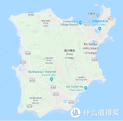 沿4169号公路逆时针绕岛一周