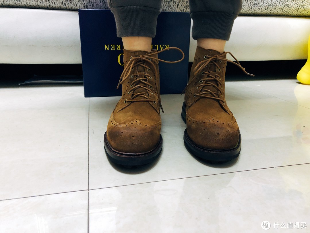 #剁主计划-苏州#卖家，你的P图水平很棒棒哦—Polo Ralph Lauren Nickson Suede 男士工装靴