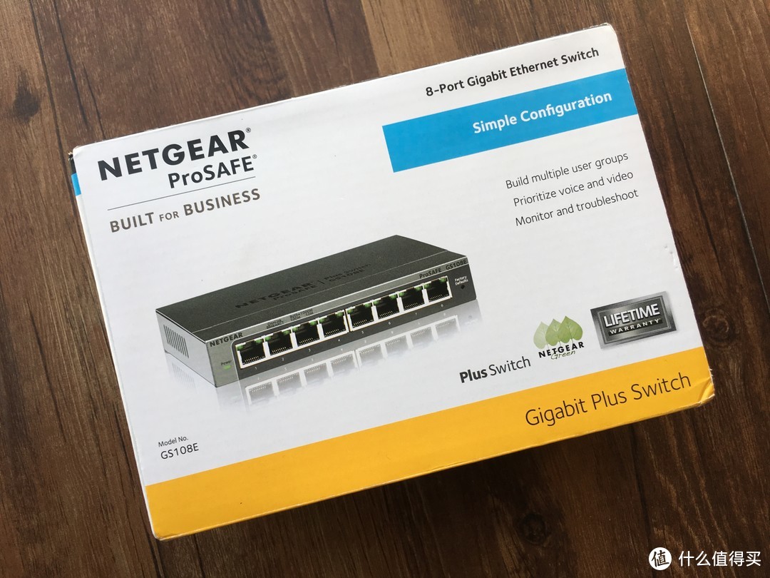 NETGEAR 美国网件 GS108E 交换机 开箱及单线复用教程