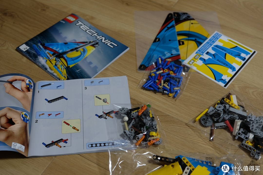 LEGO 乐高 42074赛艇玩具 简单开箱