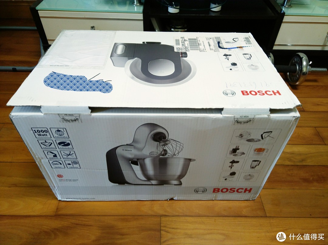 我是怎么入了厨师机的坑—BOSCH 博世 MUM59340GB 厨师机开箱及与海氏HM741对比