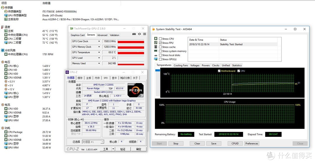 谜之翻车记：AMD Ryzen R3 2200G APU +ASUS 华硕 B350ma 主板 装机初体验