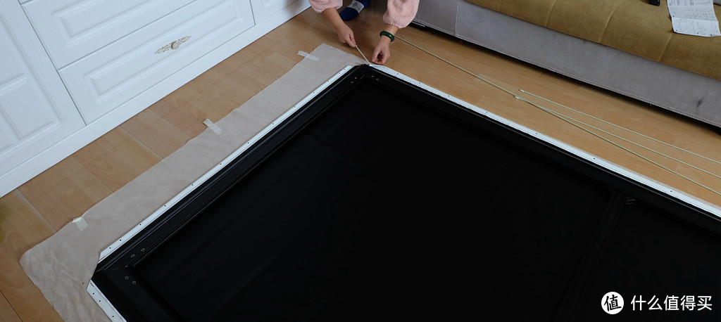 短焦幕布选择比较（软白和抗光灰）、Acer H7550STz投影效果展示评价
