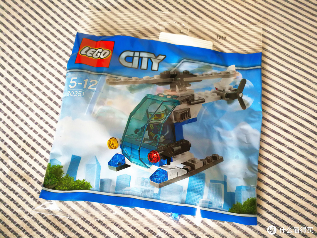 #剁主计划-北京#初玩乐高—LEGO 乐高 30351 警用直升机 开箱