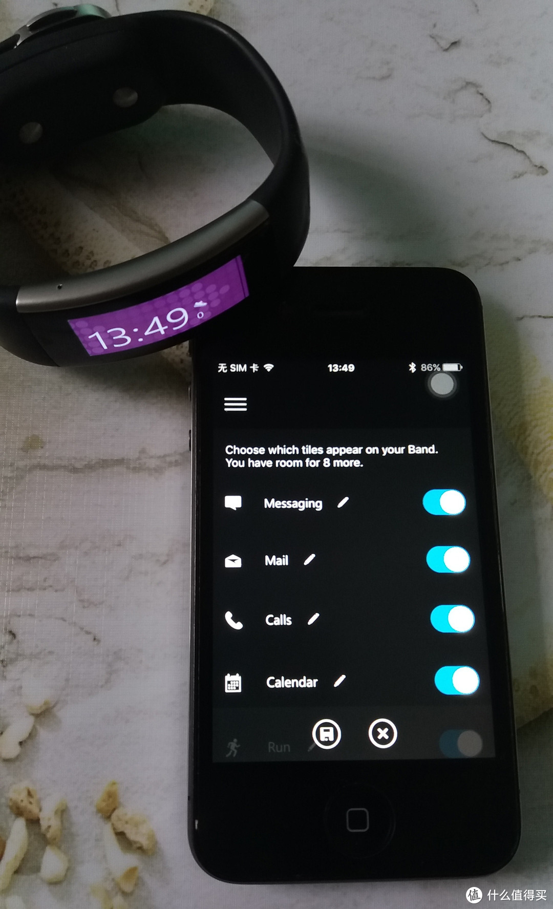 Microsoft 微软 Band 2 运动手环 开箱&体验评测（附详细配对图解、个性化设置和功能使用）