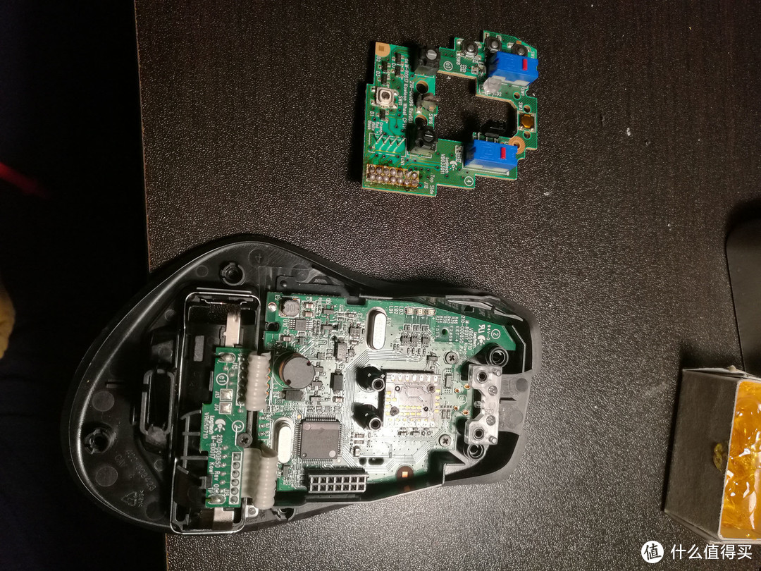 #原创新人#Logitech 罗技 G700S 鼠标 换双层PCB板插槽换微动教程