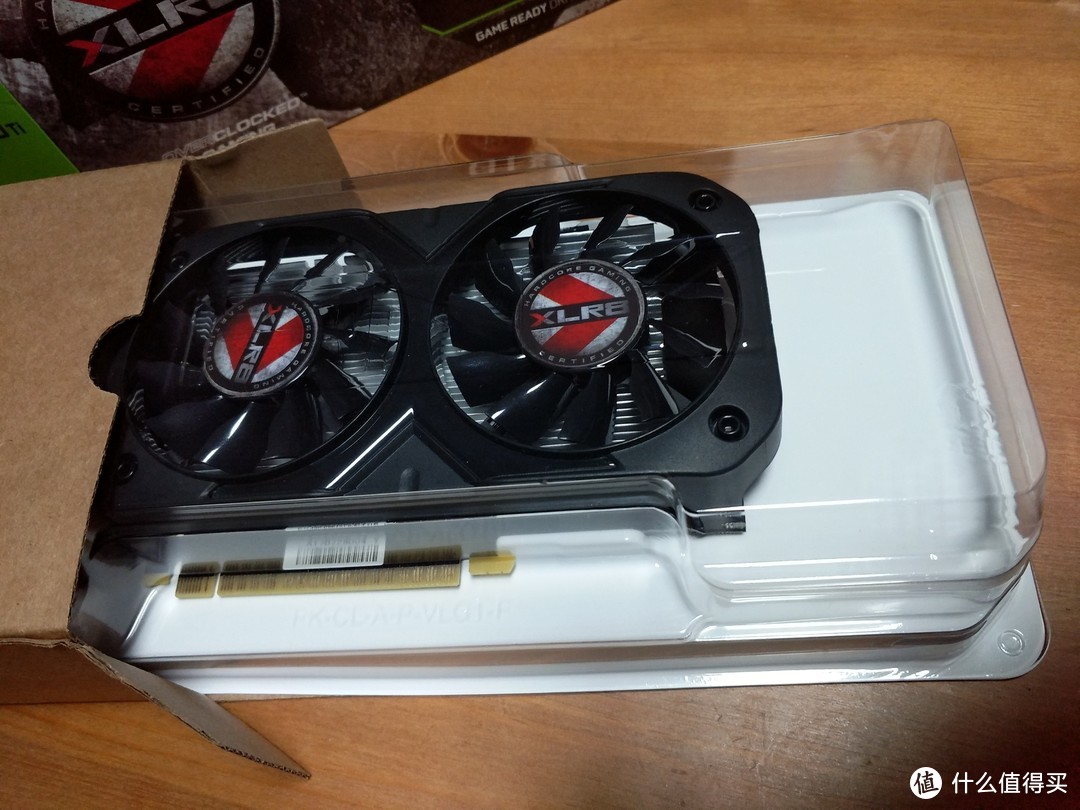 #剁主计划-宁波#PNY 必恩威 XLR8 GTX1050Ti 显卡 晒单测评（附与烈风跑分对比）