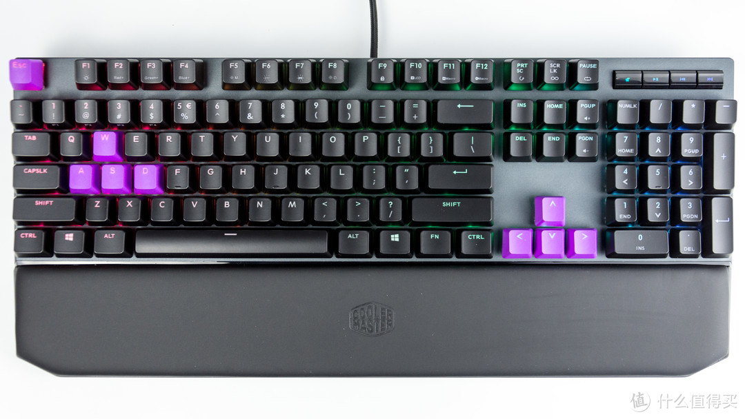 #剁主计划-武汉#【买灯送键盘了解一下？】：CoolerMaster 酷冷至尊 MK750 RGB 红轴机械键盘 测评体验