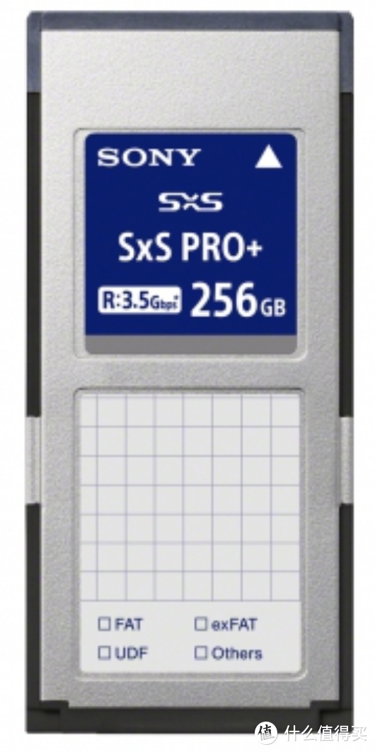 SXS Pro Plus存储卡，最大写入速度： 3.2Gbps (400MB/s)