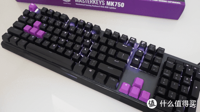 樱桃红轴—CoolerMaste 酷冷至尊 MK750 RGB幻彩 机械键盘 开箱
