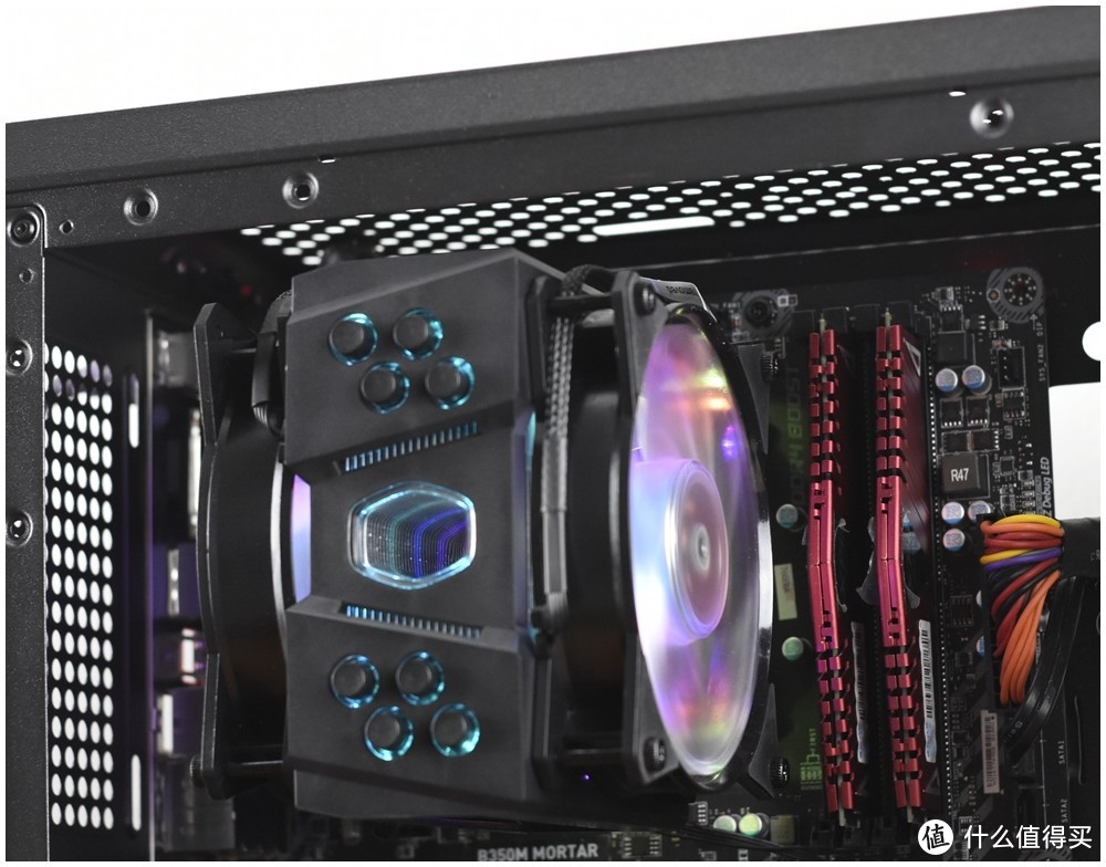 Addressable RGB Lighting附体：CoolerMaster 酷冷至尊 MASTERAIR MA410M 双扇塔式散热器 开箱体验