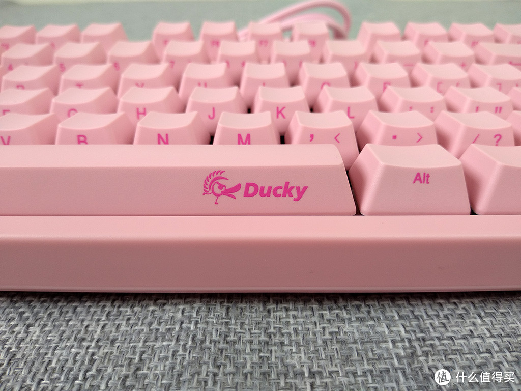 粉色少女心：Akko 艾酷 X Ducky  3108 粉色情人节机械键盘 开箱晒物