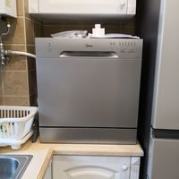 美的 8套 WQP8-3801-CN 台式嵌入式两用洗碗机使用安装(操作|效果|返水|结构)