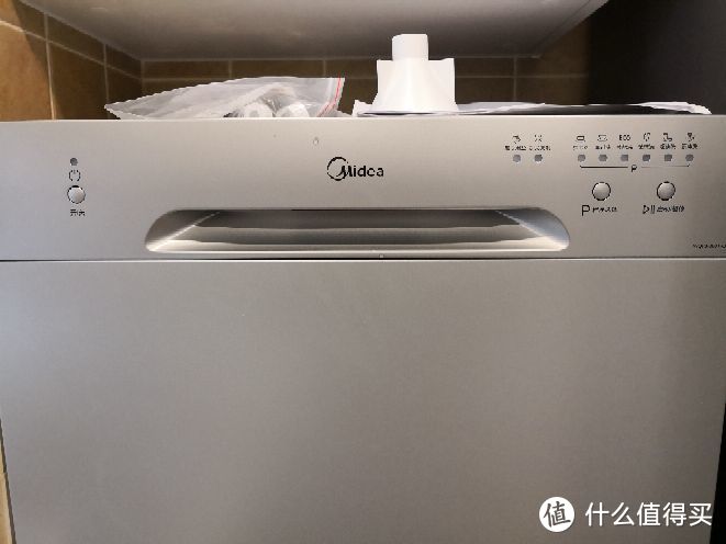 #原创新人#Midea 美的 8套 WQP8-3801-CN 台式嵌入式两用洗碗机 使用报告