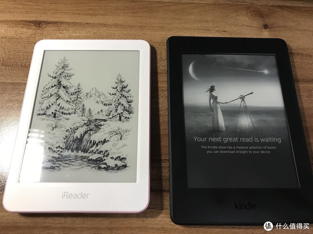 #剁主计划-西安# 究竟100块贵在哪？—Amazon 亚马逊 Kindle Paperwhite 开箱&对比评测iReader 悦享版