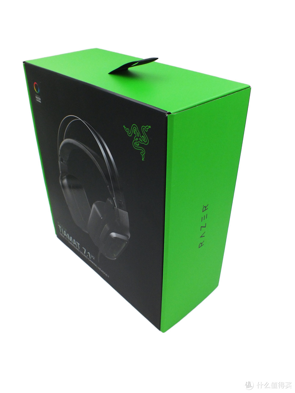 雷蛇的物理7.1声道幻彩耳机—RAZER 雷蛇 迪亚海魔 7.1V2 头戴式电竞游戏耳麦