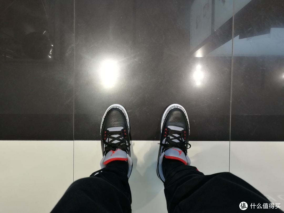 #原创新人# Air Jordan 3 飞人乔丹黑水泥开箱——经典归来！