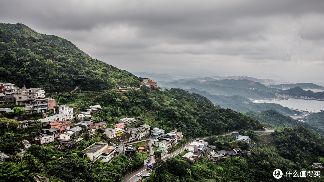 ▲阿姨芋圆家的九份景色