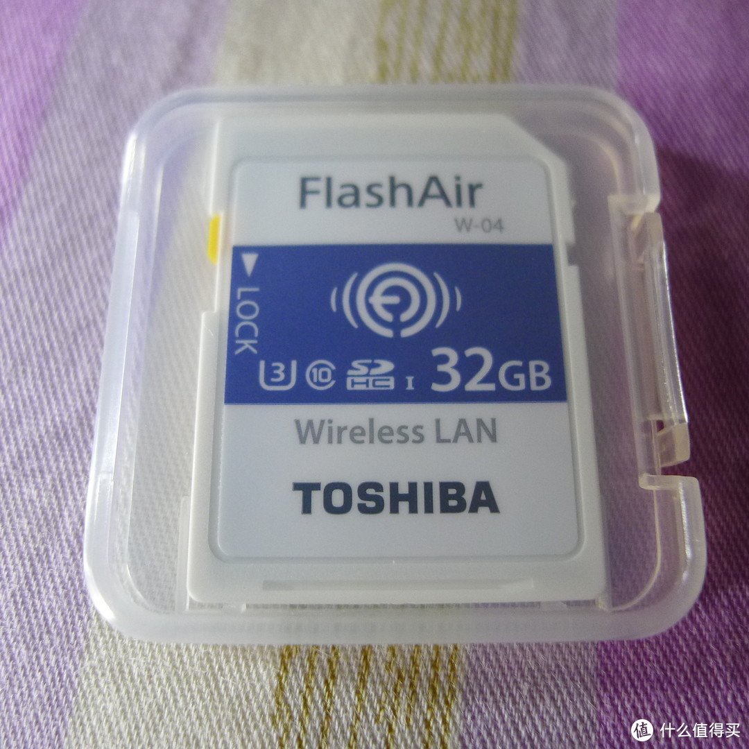 立拍即享：TOSHIBA 东芝 32G FlashAir 无线SD卡 开箱