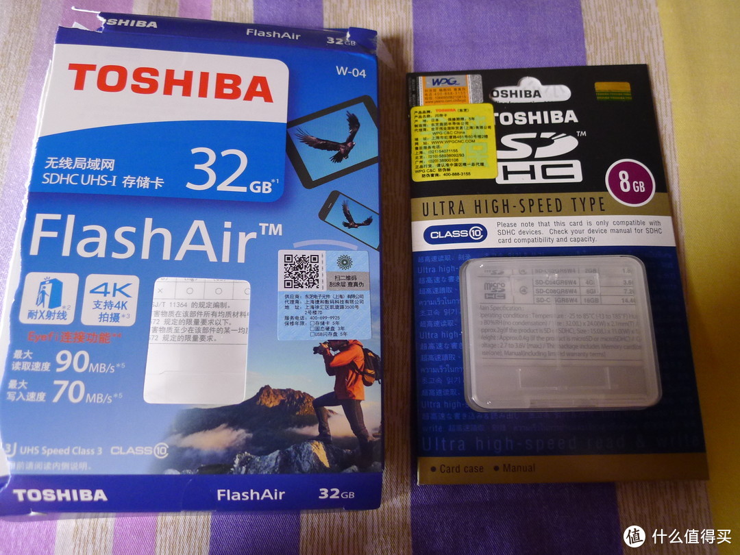 立拍即享：TOSHIBA 东芝 32G FlashAir 无线SD卡 开箱