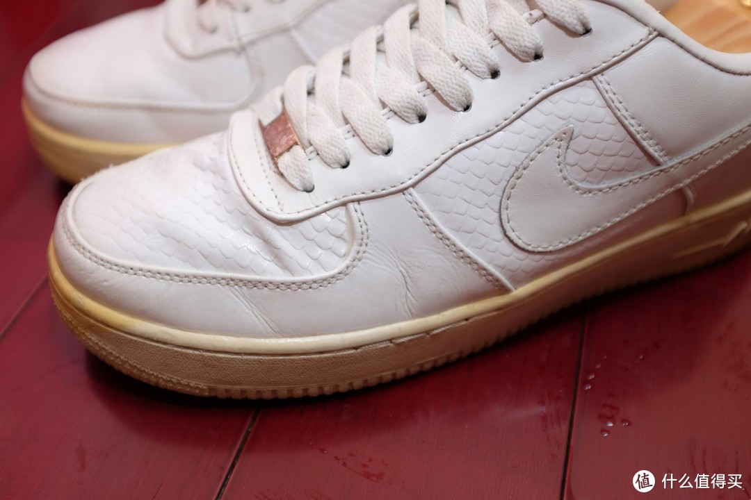 #首晒#最贵的Nike！Berluti代工 Nike 耐克 25周年Air Force 1 鳄鱼皮/蟒蛇皮 运动鞋 晒单