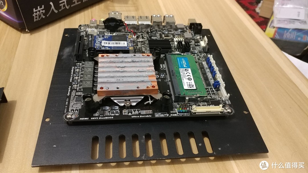 #原创新人#GIGABYTE 技嘉 Ga-H110TN 主板 +  Intel 英特尔 奔腾 G4560 CPU 打造无风扇软路由（附温度及功耗测试）