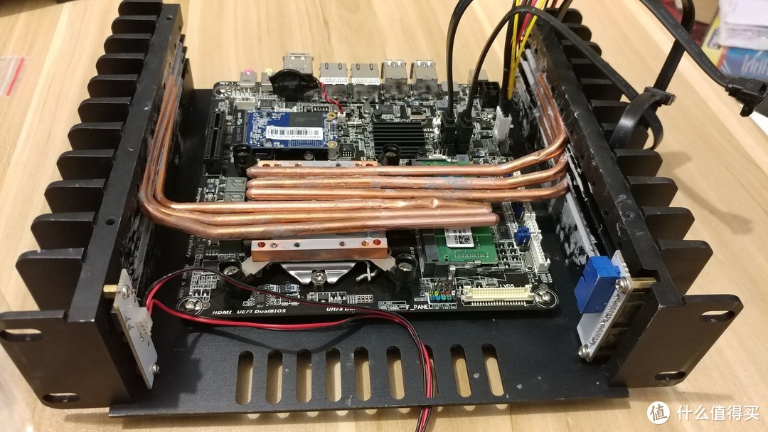 #原创新人#GIGABYTE 技嘉 Ga-H110TN 主板 +  Intel 英特尔 奔腾 G4560 CPU 打造无风扇软路由（附温度及功耗测试）