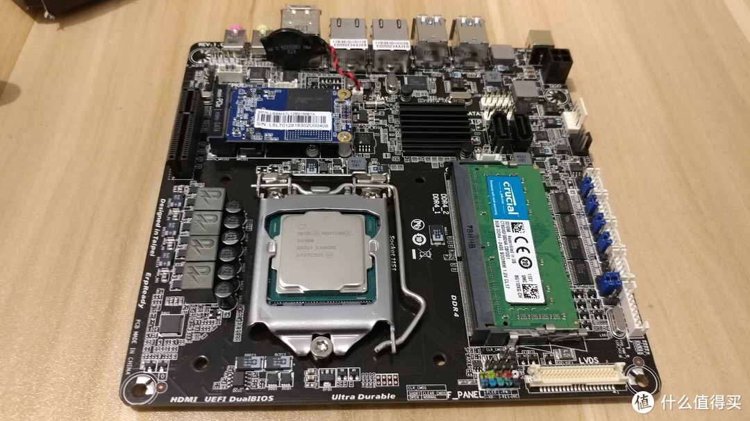 #原创新人#GIGABYTE 技嘉 Ga-H110TN 主板 +  Intel 英特尔 奔腾 G4560 CPU 打造无风扇软路由（附温度及功耗测试）