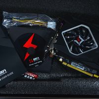 GAINWARD 耕升 GTX 1050Ti 显卡外观设计(风扇|PCB板|电子元件)