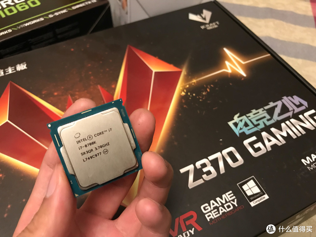 剁手 intel 英特尔 i7 8700K CPU处理器+铭瑄Z370主板，组建新平台主机之路