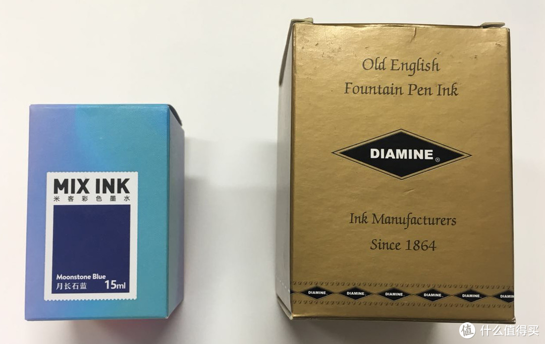 【种草测评】Diamine皇家蓝和半句月长石蓝使用评测