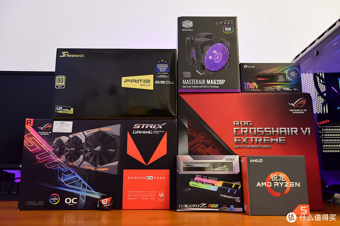 孤岛吃鸡与信仰：ASUS 华硕 ROG StriX VEGA 64 O8G 显卡 + ROG C6E 主板 + AMD Ryzen 5 1600X CPU 装机秀