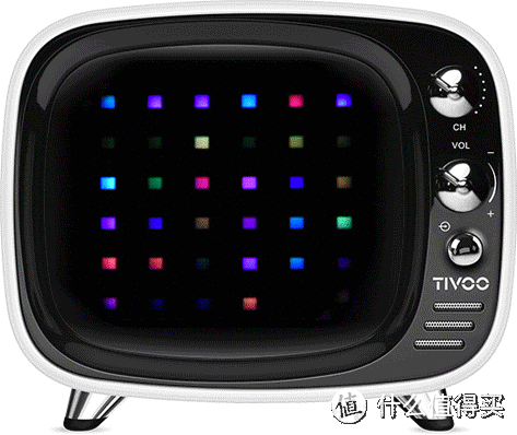 萌萌的电视机造型蓝牙小音箱———— Divoom Tivoo