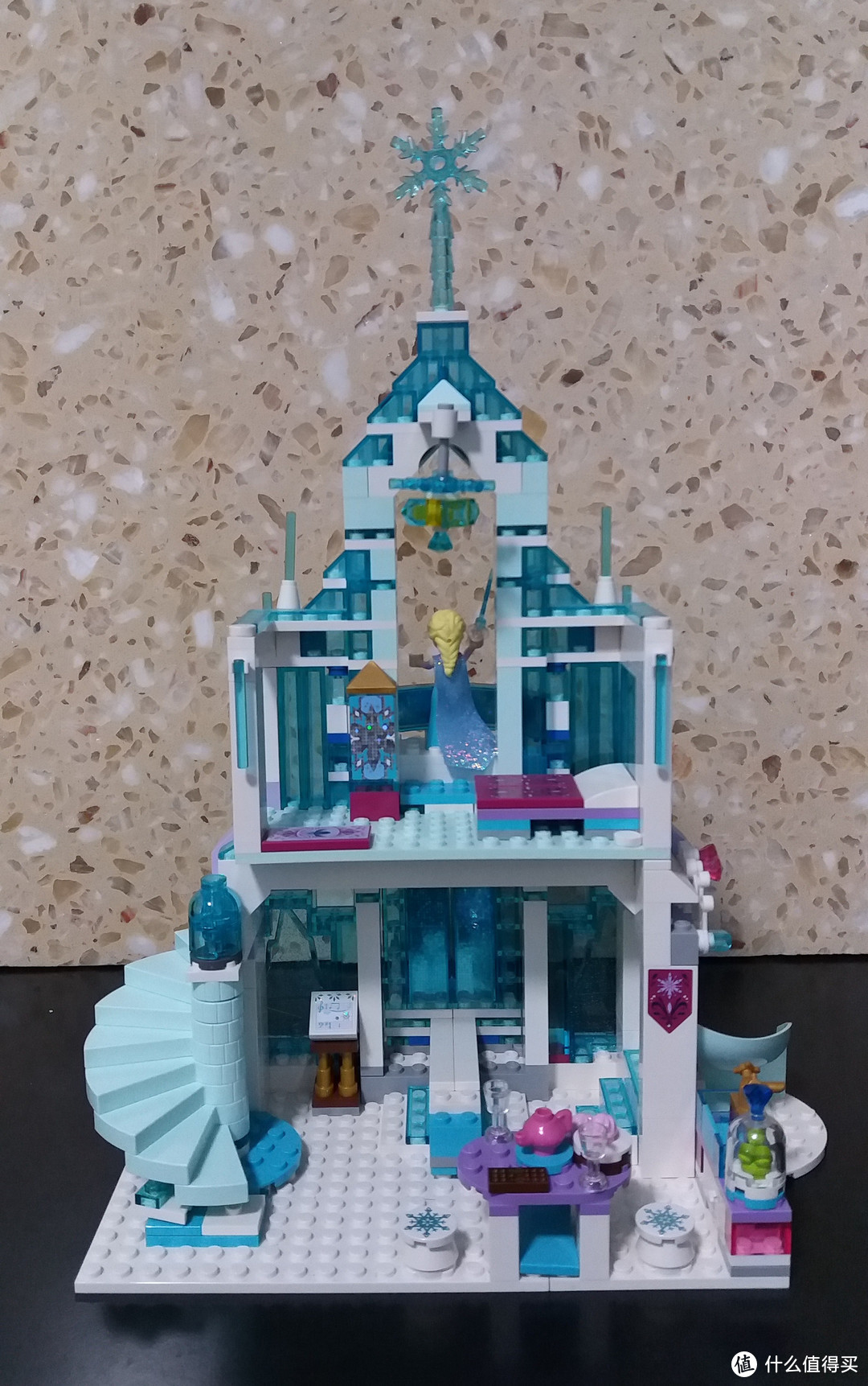 #全民分享季#  LEGO 迪斯尼 艾莎的魔法冰雪城堡开箱试玩