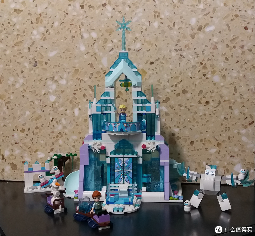 #全民分享季#  LEGO 迪斯尼 艾莎的魔法冰雪城堡开箱试玩