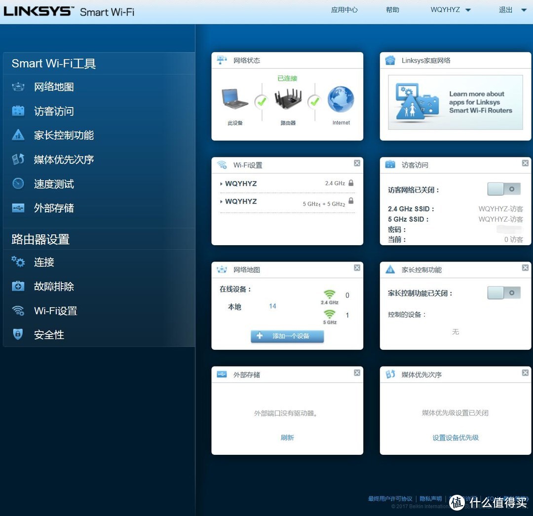 搞定3层400平WiFi无缝全覆盖很简单:Linksys 领势 EA9500S + 双RE7000 实战有线回程
