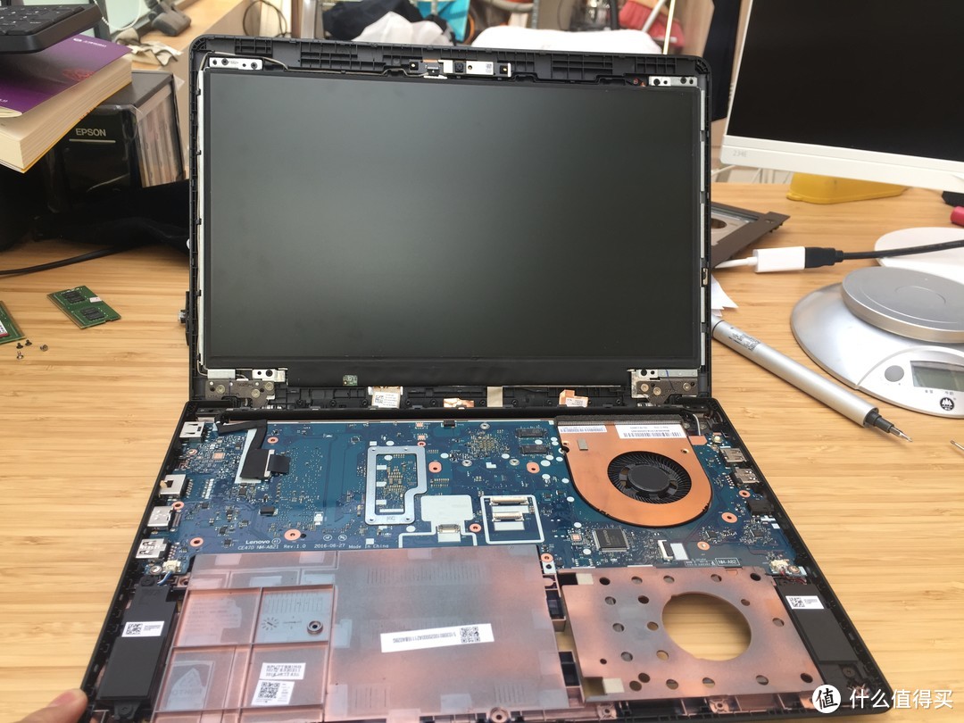 #原创新人#拯救生产力工具：ThinkPad E470 笔记本电脑升级IPS 1080屏幕