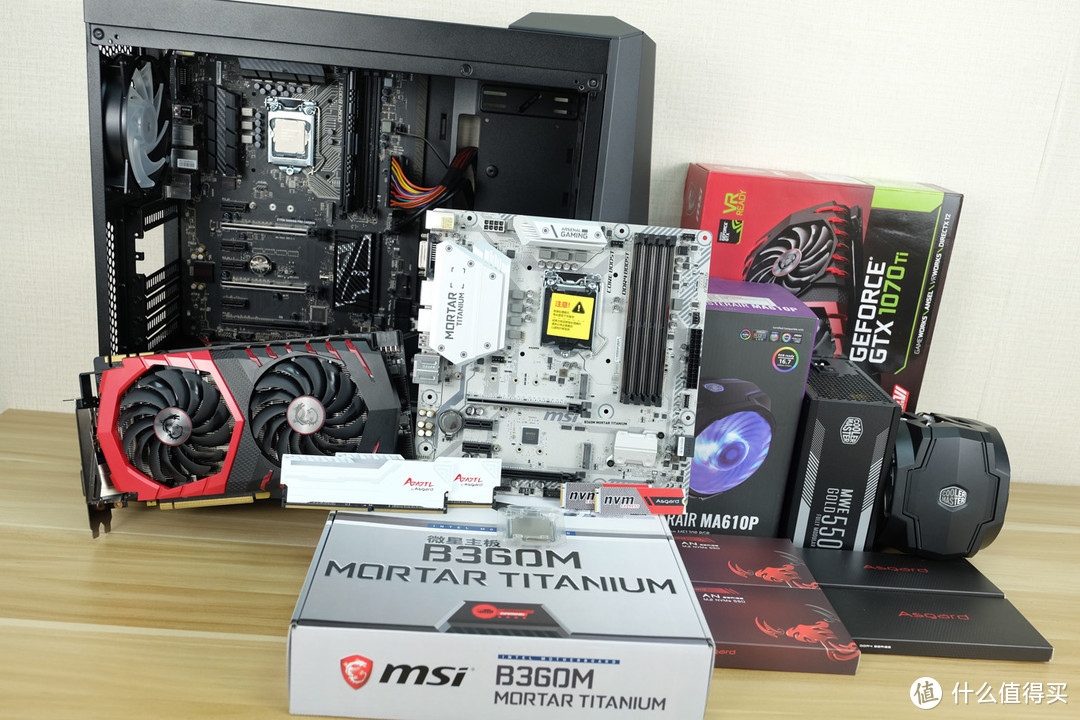 一枚金币引发的剁手案，等待已久的300系列：MSI 微星 B360M MORTAR TITANIUM 主板