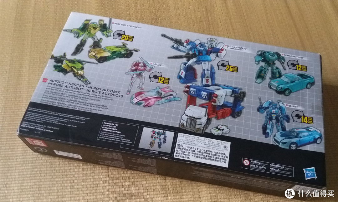 #全民分享季#  Hasbro 孩之宝 变形金刚1986大电影铂金版套装  博派英雄人物 开箱分享