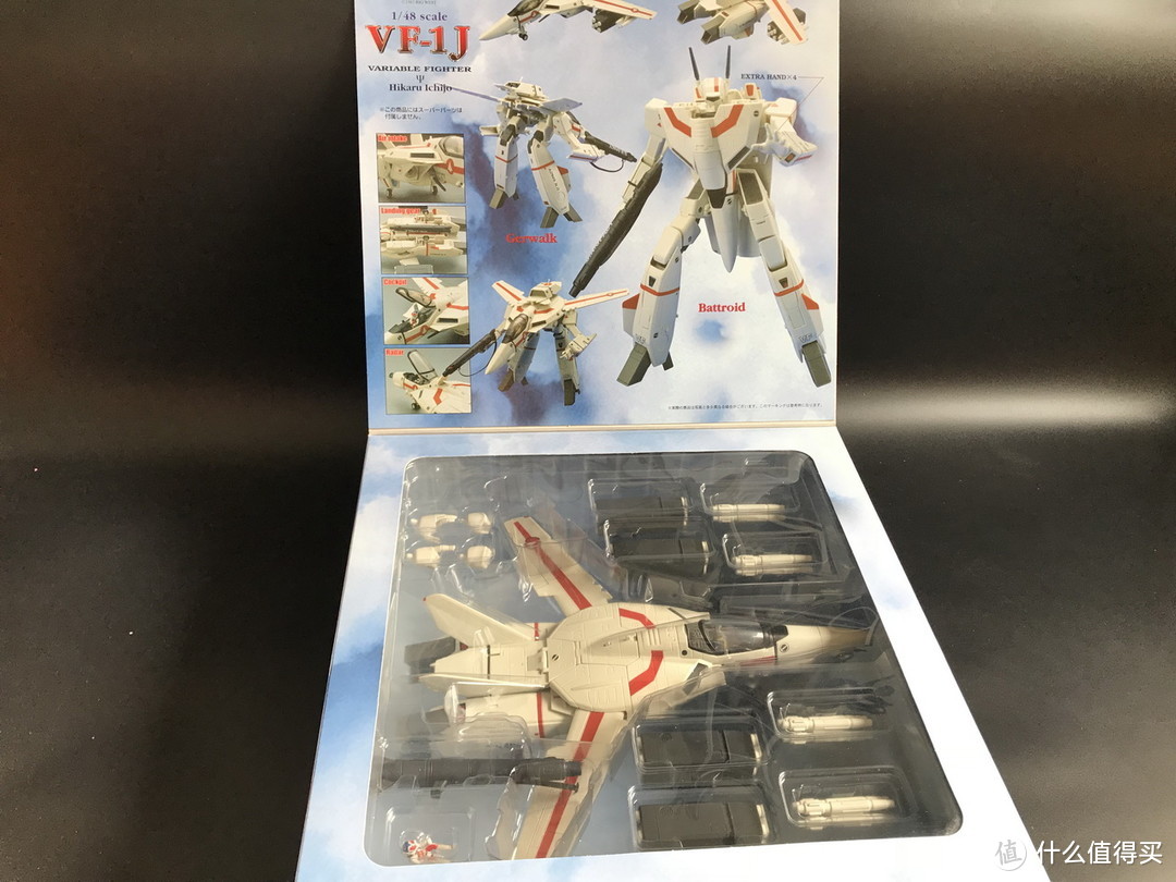 #全民分享季#Macross 太空堡垒 YAMATO 1/48 VF-1J 瑞克(一条辉) 小队长机