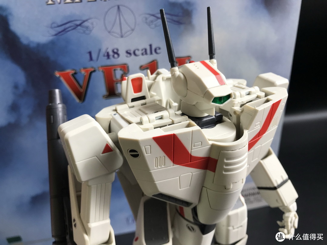 #全民分享季#Macross 太空堡垒 YAMATO 1/48 VF-1J 瑞克(一条辉) 小队长机