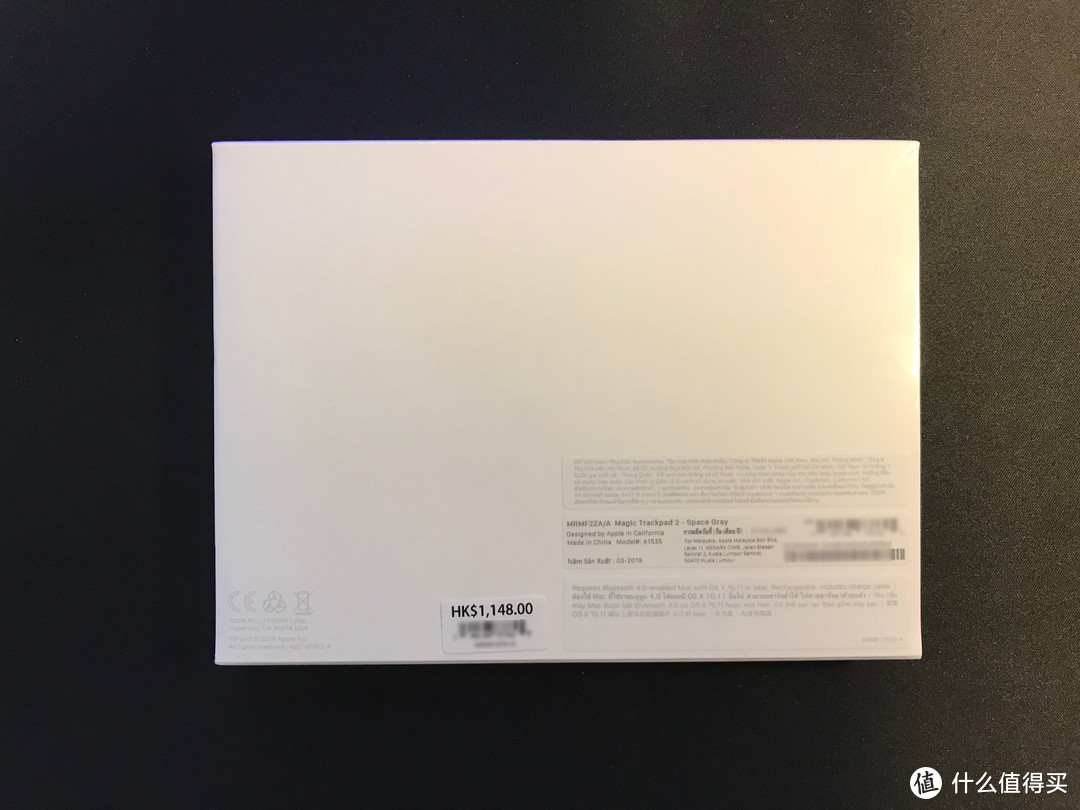 Apple 苹果 Magic Trackpad 2 触控板 深空灰 轻开箱