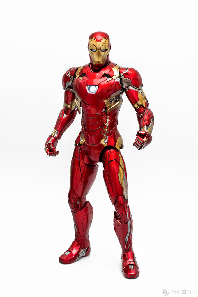 全民分享季#內戰內行:hot toys mms353d16 鋼鐵俠 mark46 1/6 可動