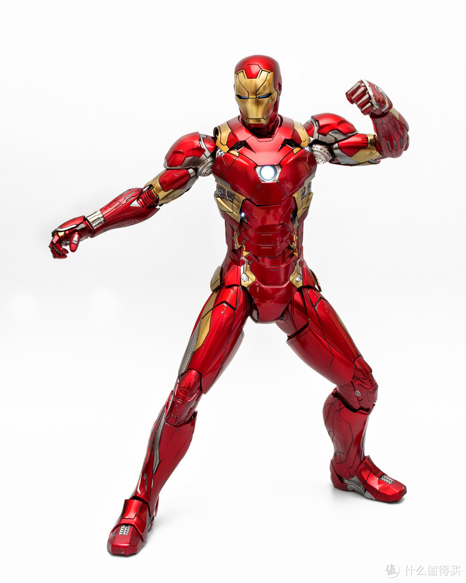 #全民分享季#内战内行：HOT TOYS MMS353D16 钢铁侠 Mark46 1/6 可动人偶 开箱